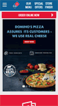 Mobile Screenshot of dominos.co.in