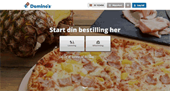Desktop Screenshot of dominos.dk